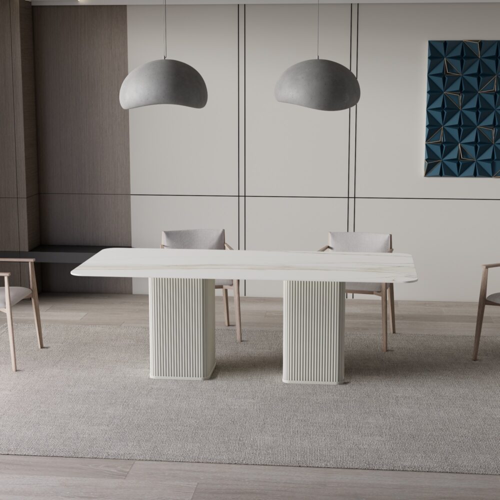 12 Colonna Quadro White